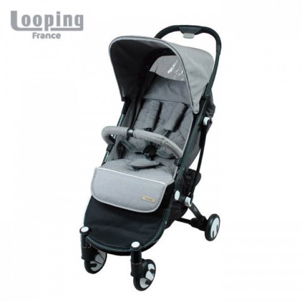 Looping: Squizz II 纖巧行李式嬰兒車 (黑色)